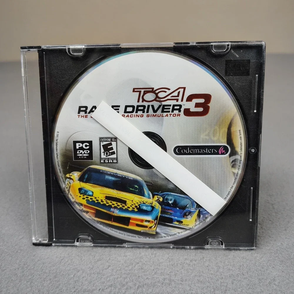 Toca Race Driver 3 PC Game Racing Simulator Disc Only DVD CD-ROM Vintage Gaming